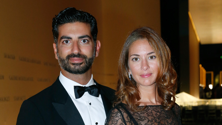 Fahad Hariri and his wife Maya