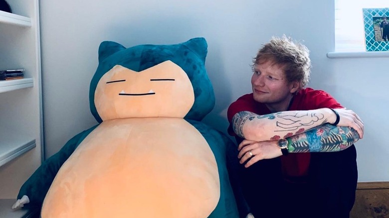 Ed Sheeran in his home