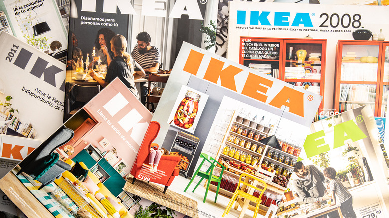 IKEA catalogs and brochures