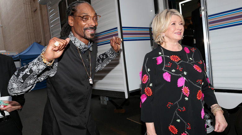 Snoop Dogg and Martha Stewart 