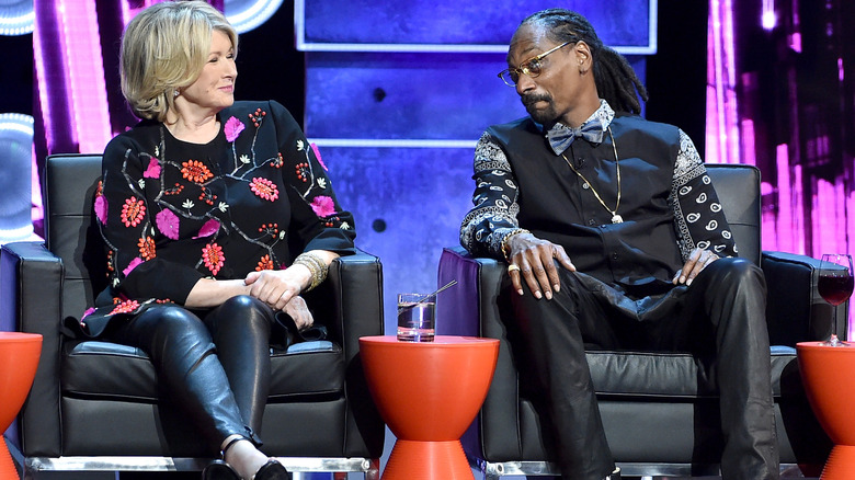 Martha Stewart and Snoop Dogg at Justin Bieber roast