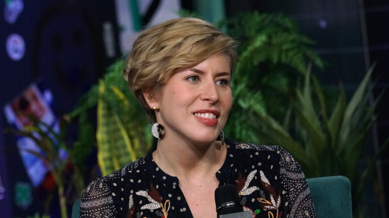 Erin Napier smiling in an interview