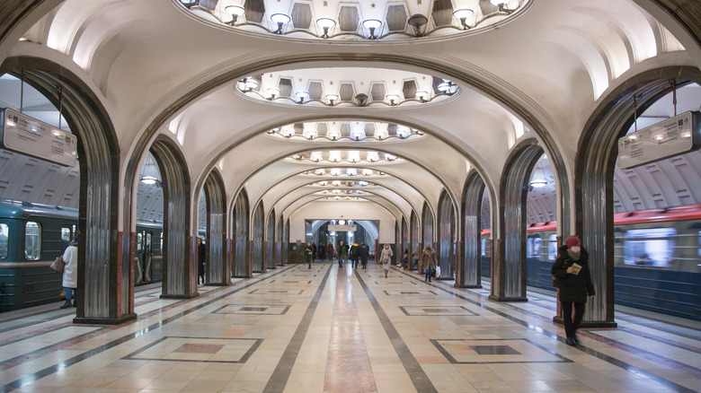 art in metro station