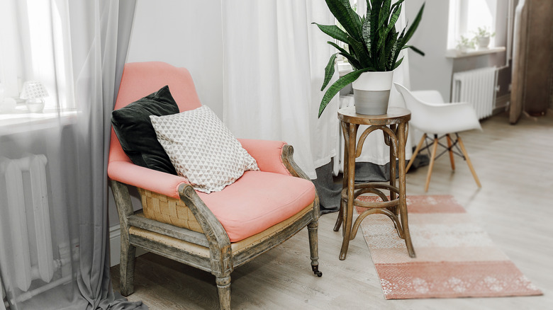 vintage chair and table