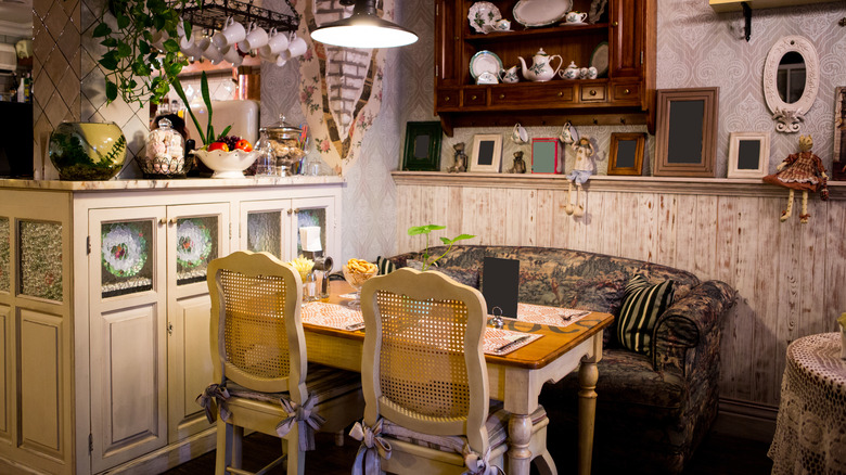 sofa and chairs around table