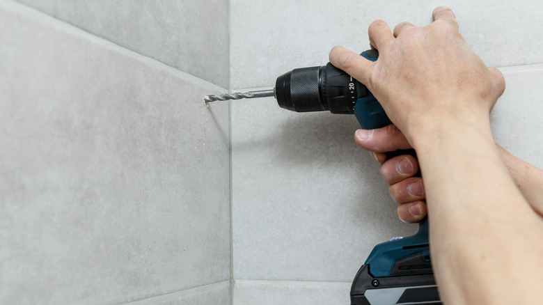 drilling into tile