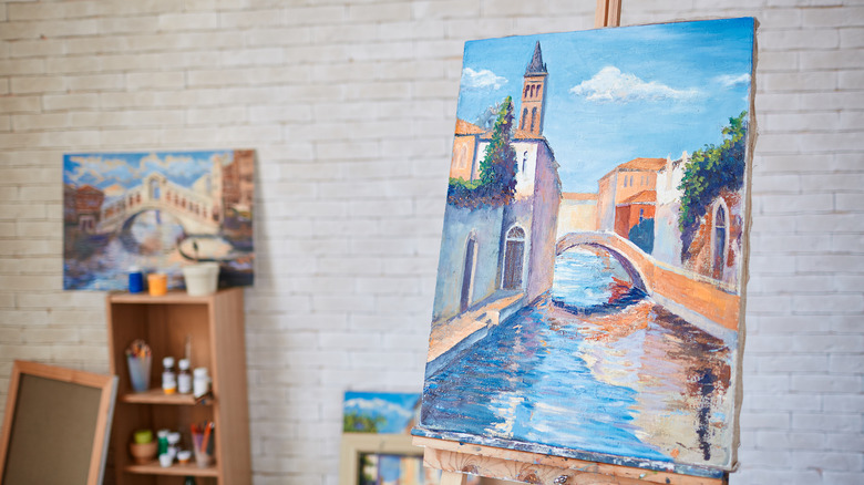 painting of Venice canal