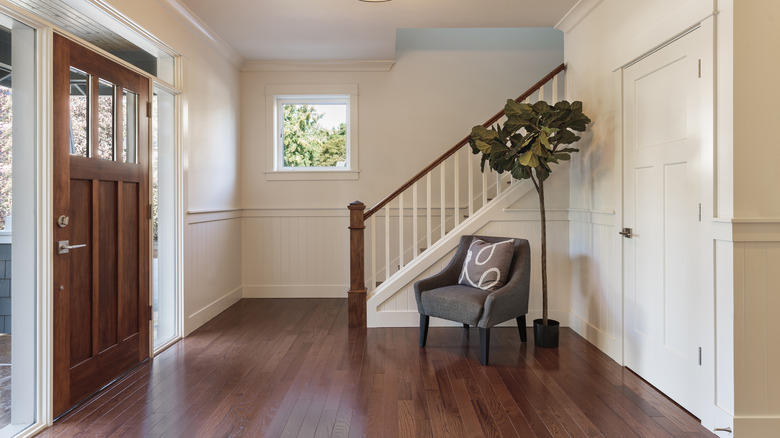 Home with hardwood flooring