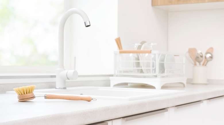 bright white kitchen