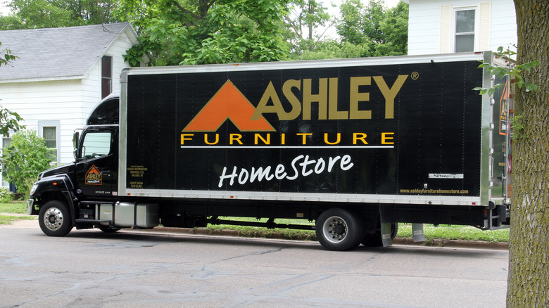 Ashley HomeStore truck