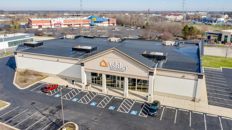 Ashley HomeStore from above