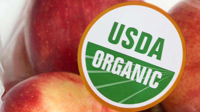 USDA organic label