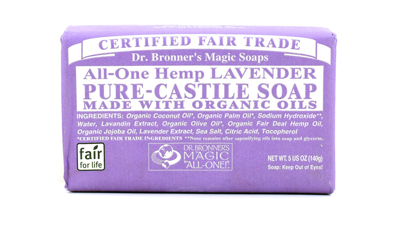 Bar of Dr. Bronner's soap