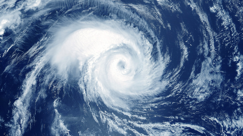 hurricane from space