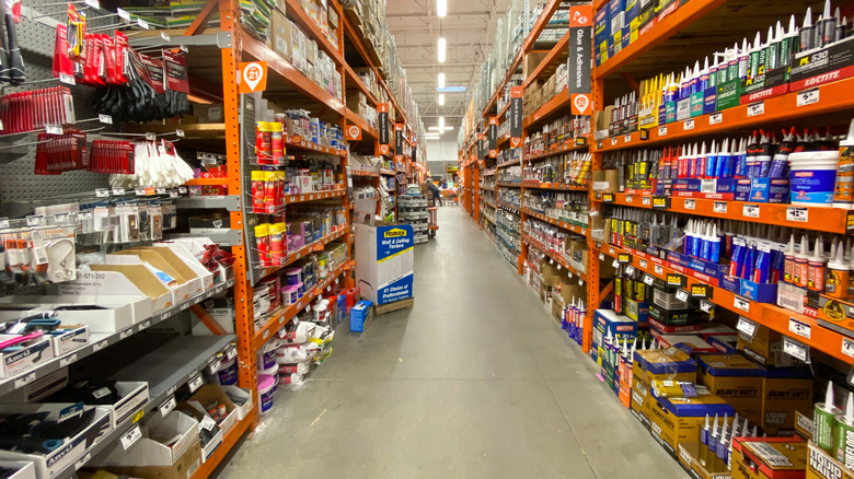 home depot shelves 