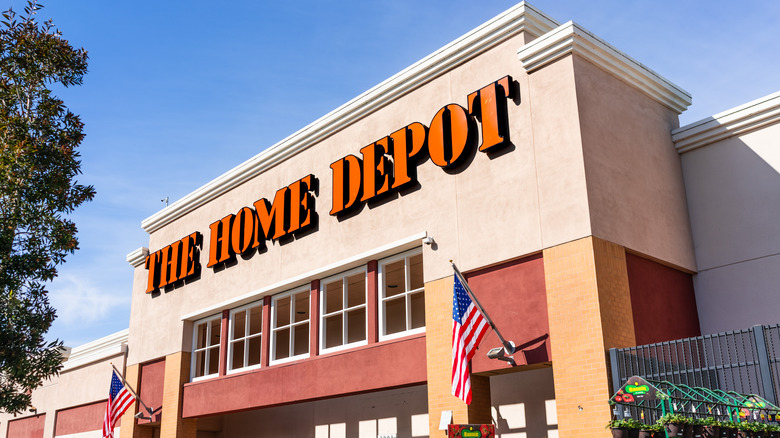 front of home depot store