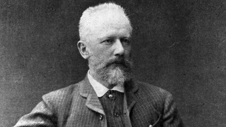 Tchaikovsky looking thoughtful 