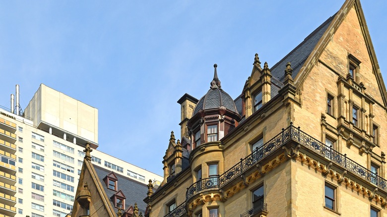 The roof of the Dakota building 