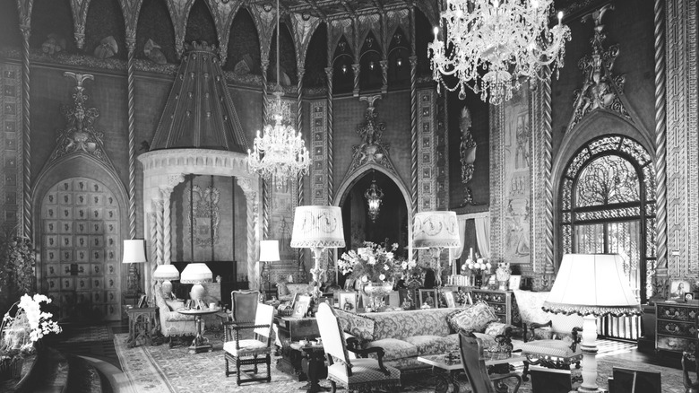 The Mar-a-Lago living room 