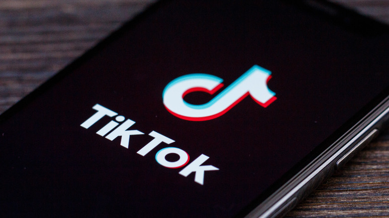 TikTok Logo on phone