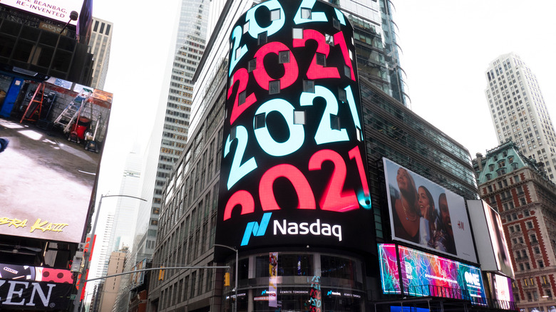 NASDAQ sign in Times Square