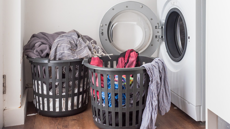 The Vertical Hamper Solution That Will Save You Major Space On Laundry Day