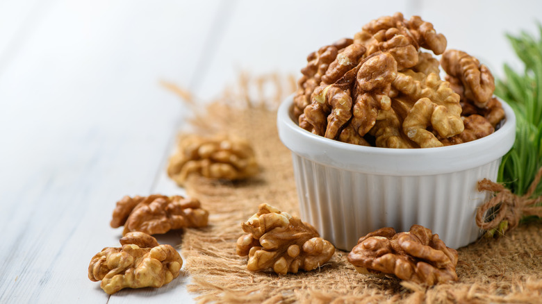 Bowl of walnuts