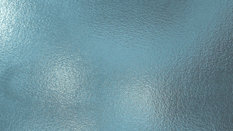 Textured frosted glass