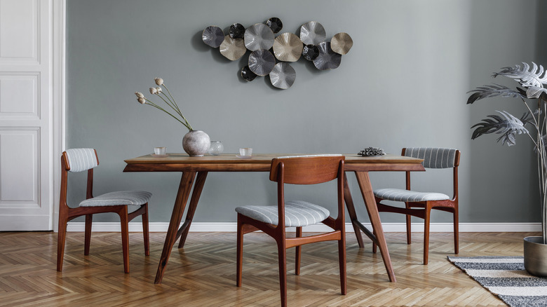 dining room with matching set