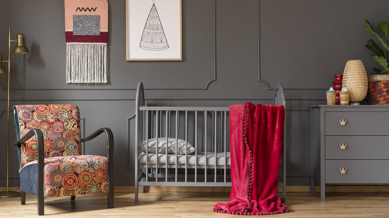 dark gray nursery