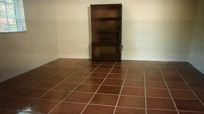 Dull brown floors