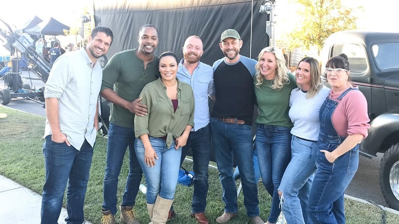 the cast of HGTV's Rock the Block