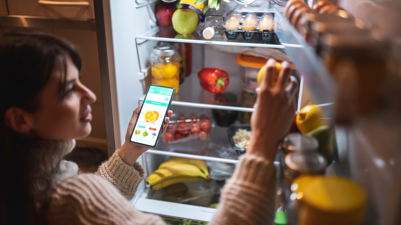 using smart refrigerator