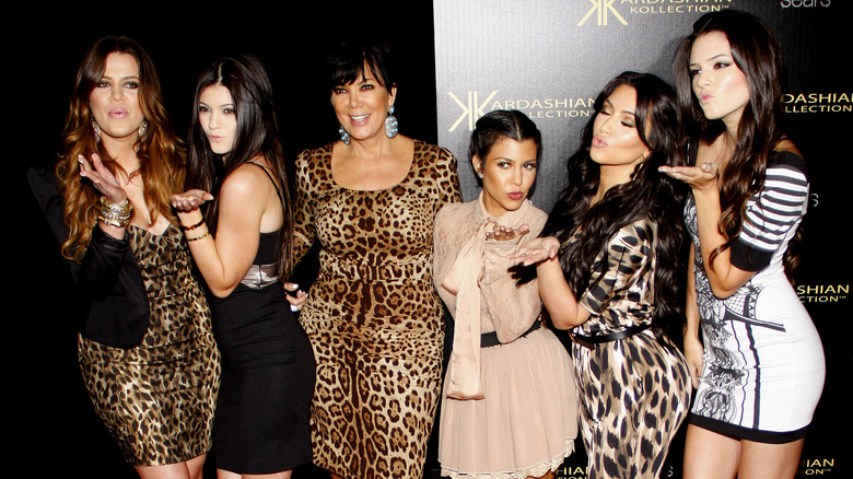 The Kardashian family red carpet 