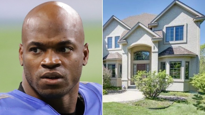 Adrian Peterson and house