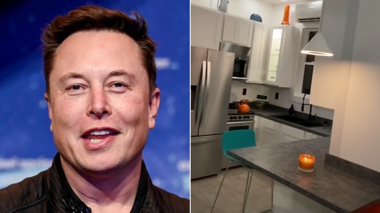 Elon Musk and kitchen