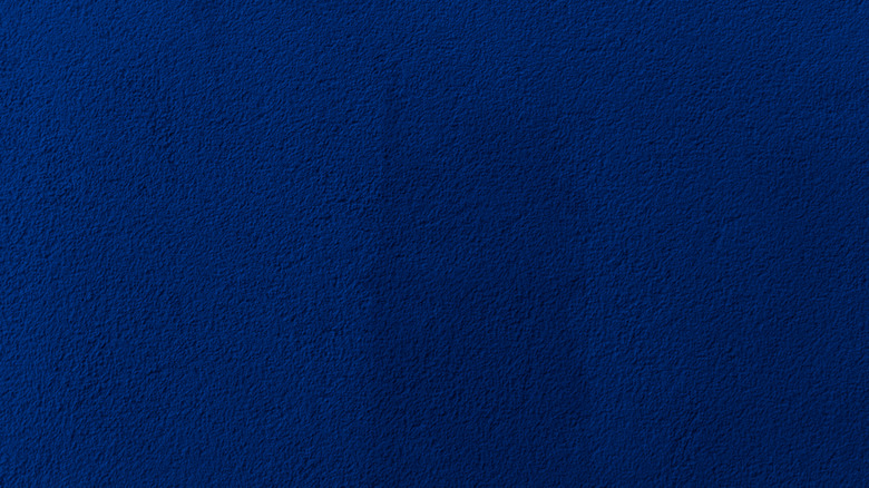 midnight blue paint close up