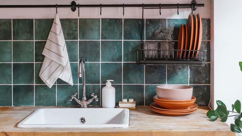 enamel kitchen sink