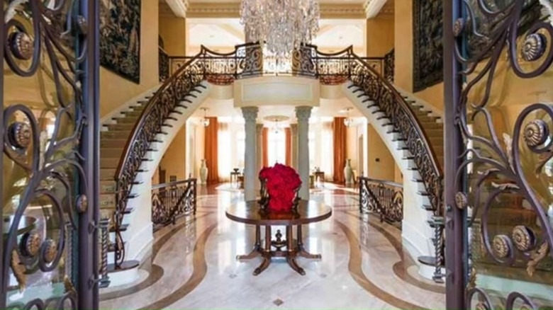 Tyler Perry's Atlanta, Georgia home foyer