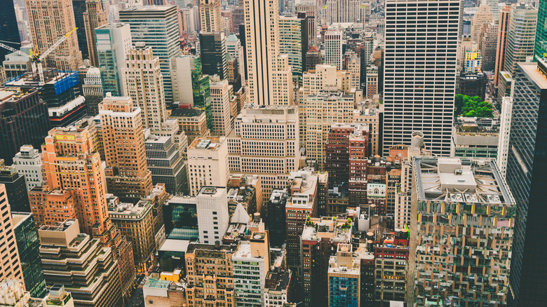 Aerial view of New York 