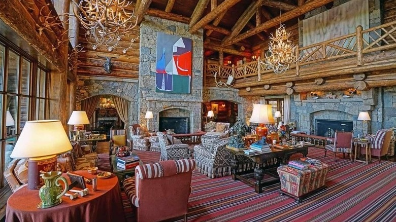 Michael Bloomberg Colorado ranch interior