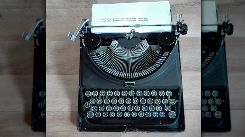 Vintage typewriter