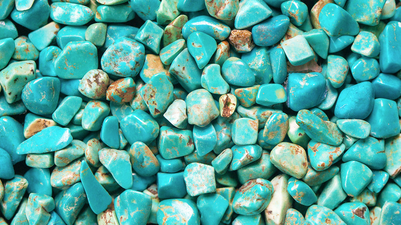 turquoise stones