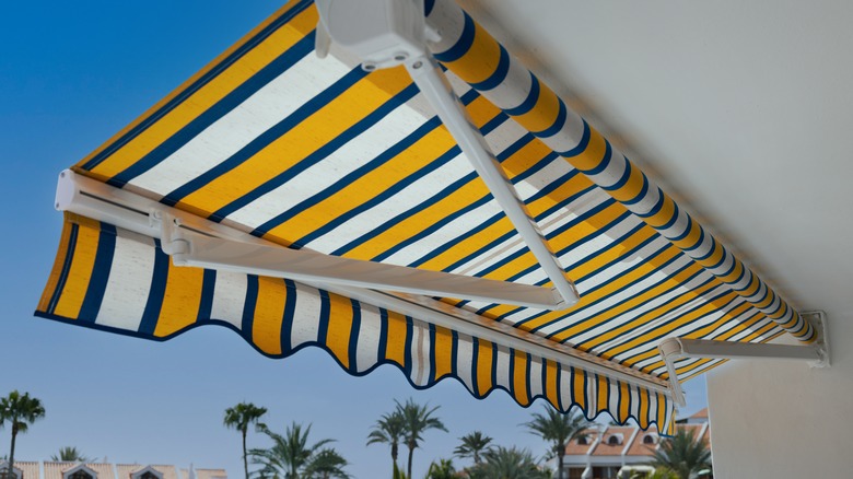 fabric awning