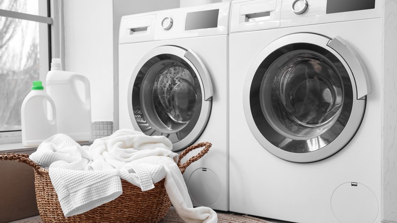 clothes washer and dryer