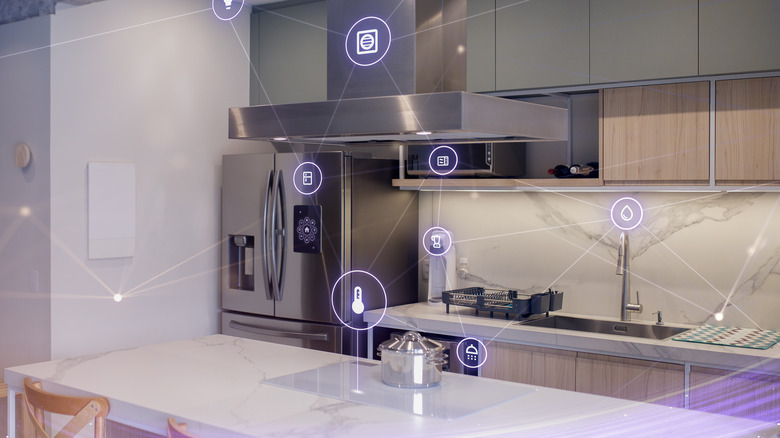 smart kitchen concept