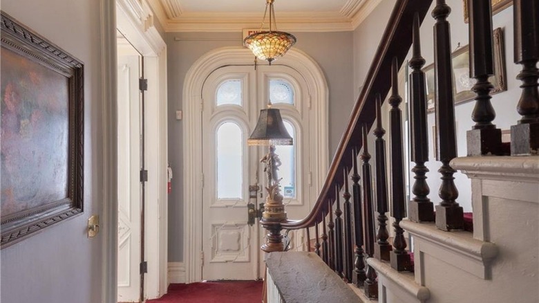 Entryway foyer in old home