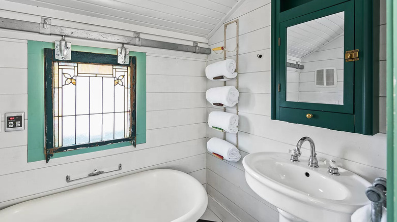 Bathroom of tiny Floridian home