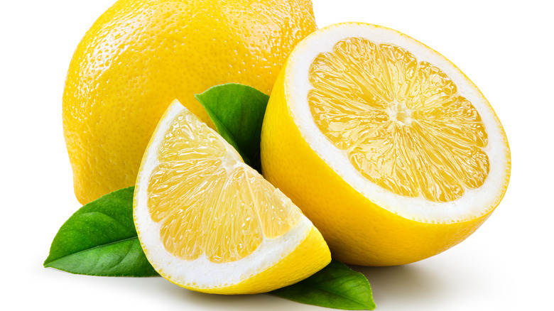 Cut lemon