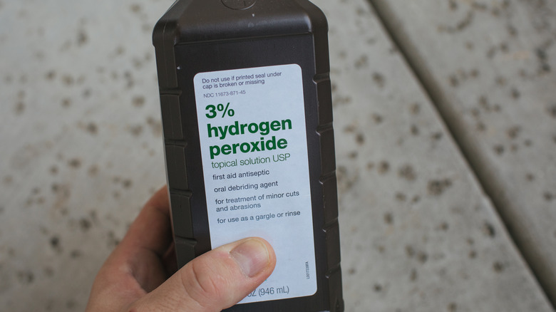 Hydrogen peroxide bottle